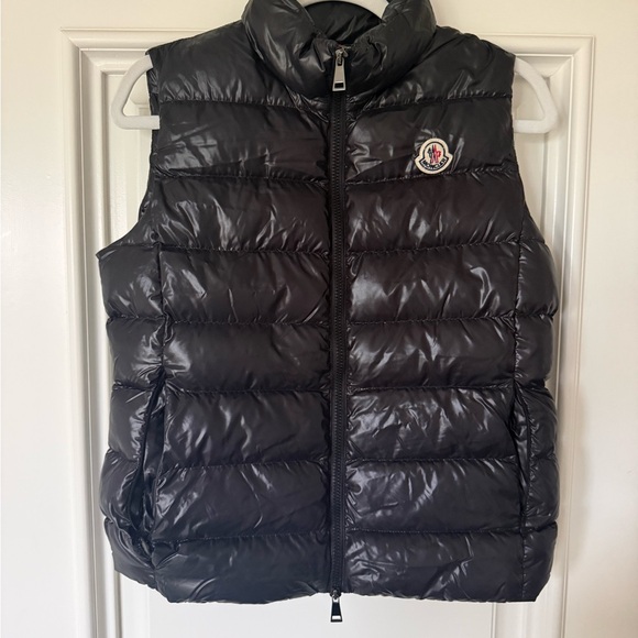 Moncler Shiny Black Down Vest - Picture 2 of 7